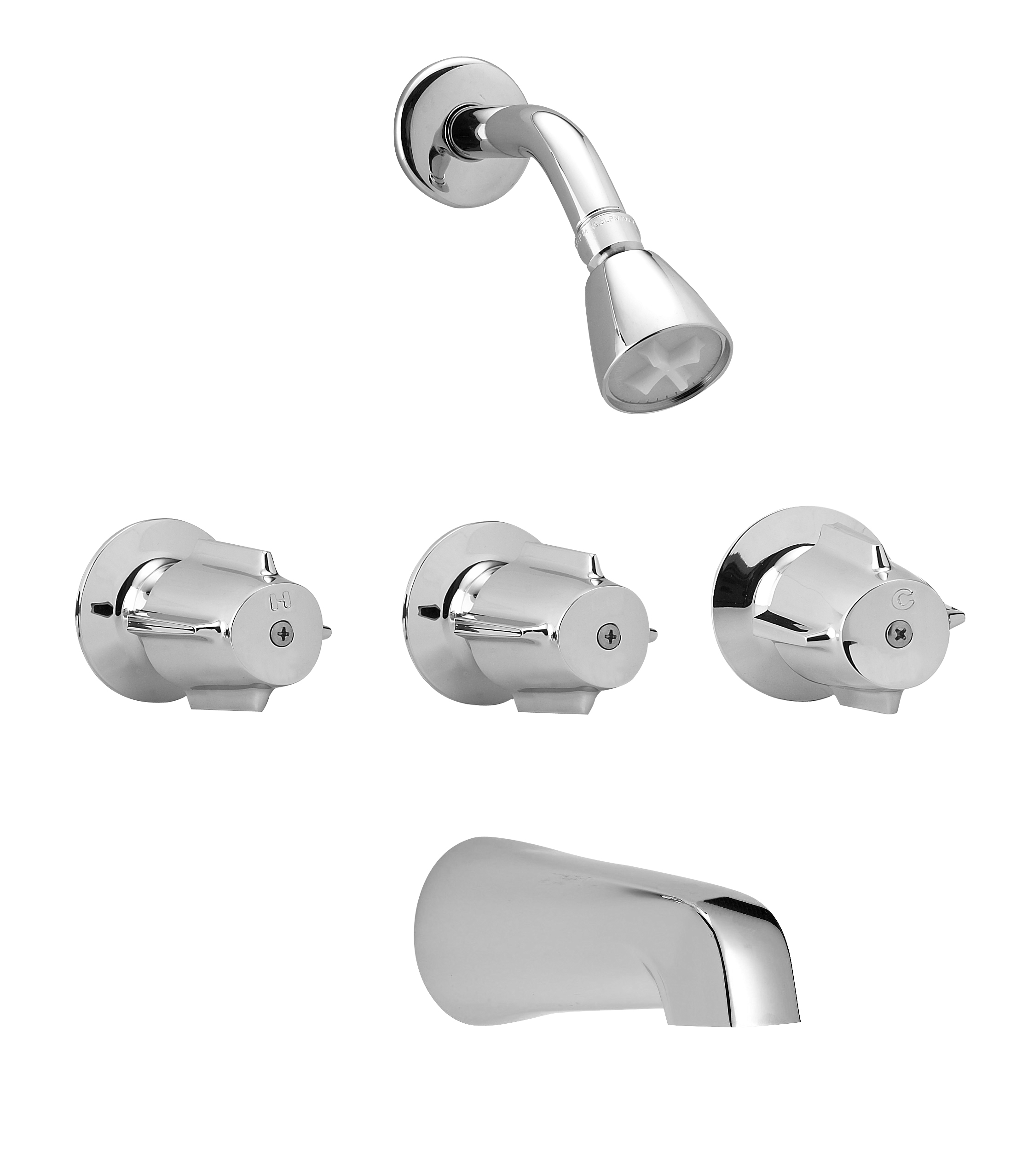 Northeastern 3 Valve Tub / Shower Combo